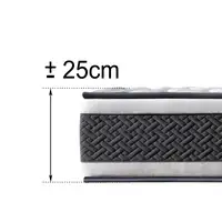 Colchón Viscoelástico, firmeza Ergonómica con Núcleo de Espuma Basic Confort.