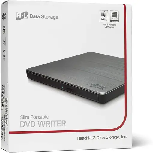 Hitachi-LG Slim Portable DVD-Writer