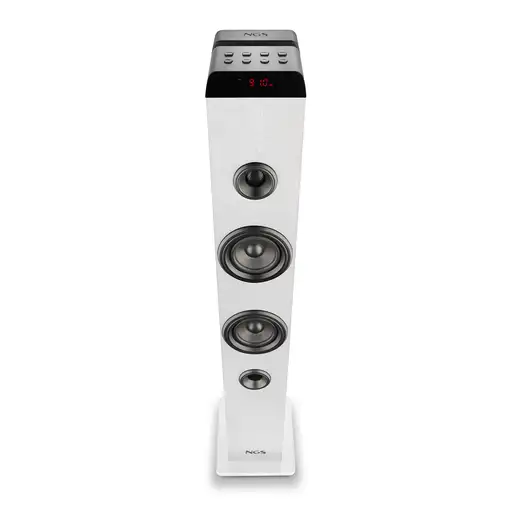 NGS SKYCHARM PRO WHITE: Torre de sonido 50W, función broadcasting.