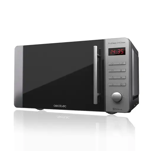 Cecotec ProClean 5110 Inox Acero inoxidable Microondas con grill Encimera 20 L 700