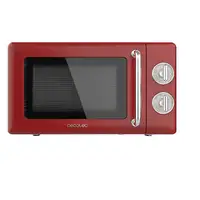Microondas Acero inoxidable con grill Encimera 20 L rojo 01710 CECOTEC Microondas Acero inoxidable con grill Encimera 20 L rojo 01710 CECOTEC