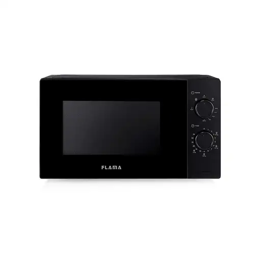 Flama 1889FL microondas Negro Microondas con grill Encimera 20 L 700 W