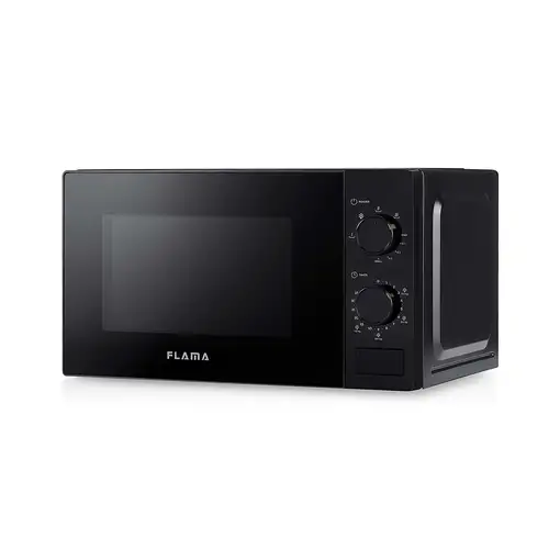 Flama 1889FL microondas Negro Microondas con grill Encimera 20 L 700 W