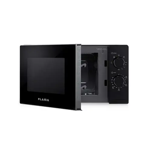 Flama 1889FL microondas Negro Microondas con grill Encimera 20 L 700 W