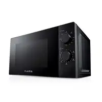 Flama 1889FL microondas Negro Microondas con grill Encimera 20 L 700 W