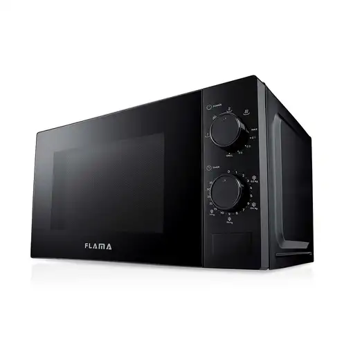 Flama 1889FL microondas Negro Microondas con grill Encimera 20 L 700 W