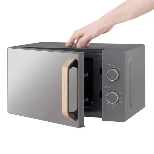 Flama 1832FL microondas Gris Solo microondas Encimera 20 L 700 W