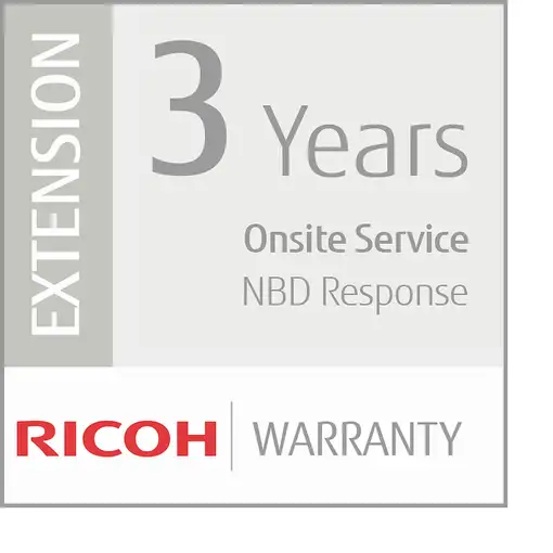 Ricoh Extensión de Garantía a 3 años (Producción de Volumen Bajo)