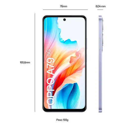 Smartphone OPPO A79 5G 17,1 cm (6.72'') B 5000 mAh P 256GB/8GB RAM purpura OPPO