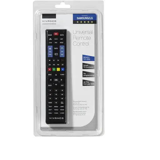 Vivanco RR 220 mando a distancia IR inalámbrico TV Botones