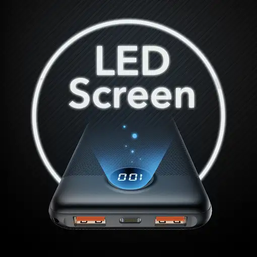 VEGER L10 VG-W1105PD PD20W 10000mAh Screen Powerbank