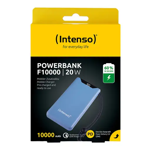 Intenso 7332035 batería externa Polímero de litio 10000 mAh Azul