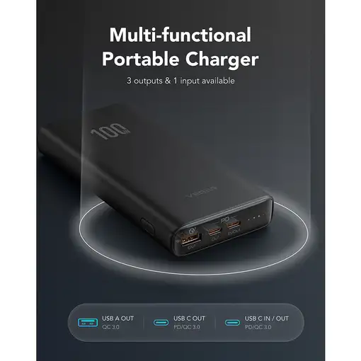 VEGER TC100 VG-W2032C-100 20000mAh powerbank 130W