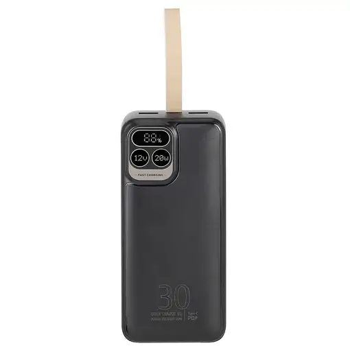 Rivacase VA2585 batería externa Polímero de litio 30000 mAh Gris