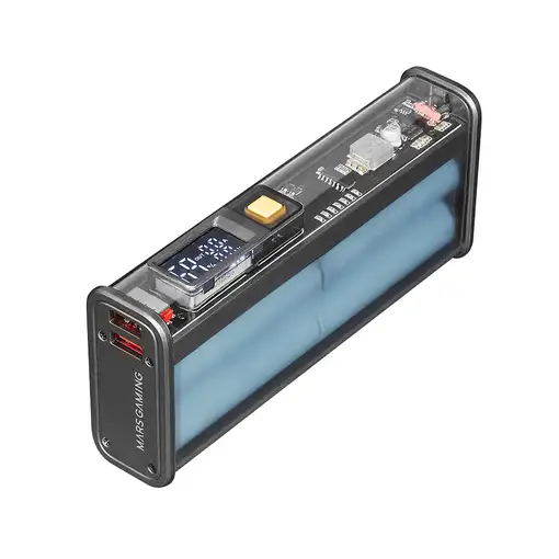 Mars Gaming MPK-20K, Power Bank 22.5W, Baterías Samsung 20000mAh, Carga Rápida QC3