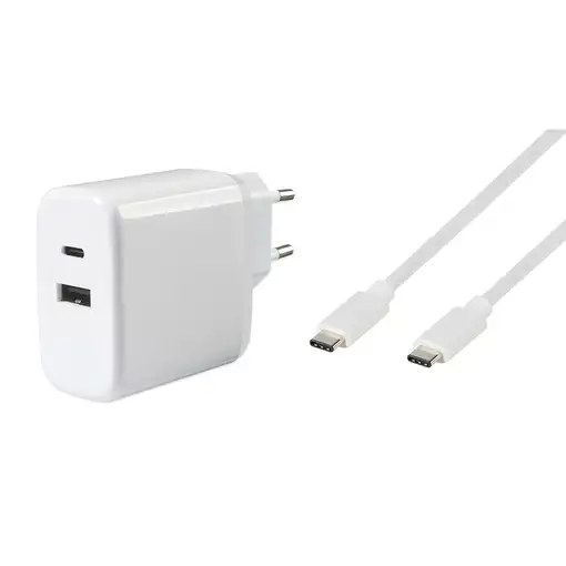 Vivanco Super Fast Dual Charger Set Universal Blanco Corriente alterna Interior Vivanco Super Fast Dual Charger Set Universal Blanco Corriente alterna Interior
