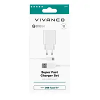 Vivanco Super Fast Universal Blanco Corriente alterna Carga rápida Interior