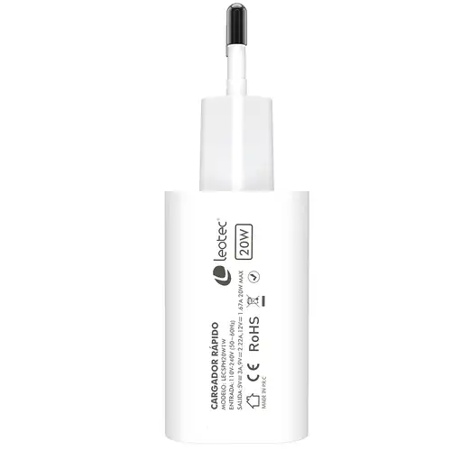 Leotec Cargador rápido 20W USB-C
