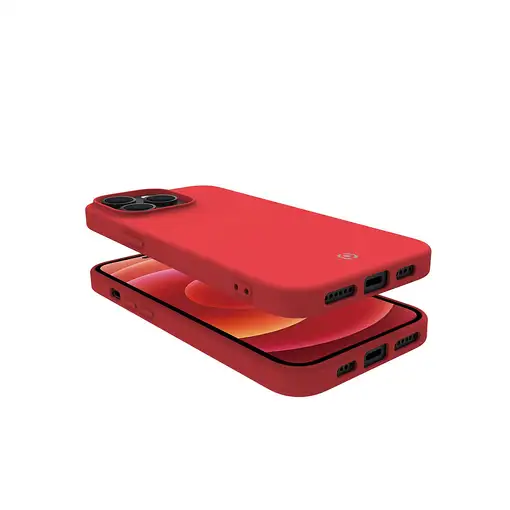 Celly Feeling funda para teléfono móvil 15,5 cm (6.1") Rojo