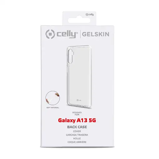 Celly Gelskin funda para teléfono móvil 16 cm (6.3") Transparente