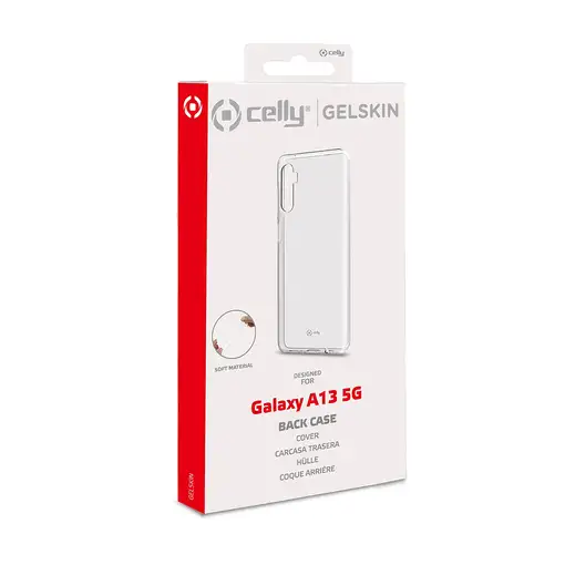 Celly Gelskin funda para teléfono móvil 16 cm (6.3") Transparente