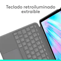 Logitech Combo Touch, iPad Air 11 in (M2), iPad Air (4.ª y 5.ª Gen. - 2020, 2022),