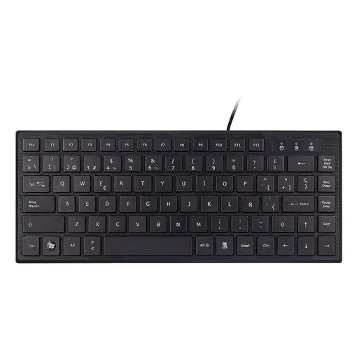 UNYKAch KB 302 Mini teclado Oficina USB QWERTY Negro
