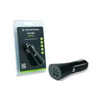 Conceptronic Cargador de coche USB de 2 puertos de 4,2 A
