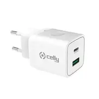 Celly TC2USBUSBC20WWH cargador de dispositivo móvil Smartphone, Reloj inteligente,