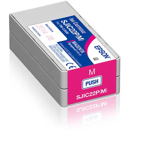 Epson SJIC22P(M): Ink cartridge for ColorWorks C3500 (Magenta)
