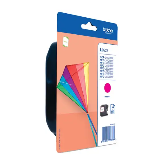 Brother LC223MBP cartucho de tinta 1 pieza(s) Original Magenta