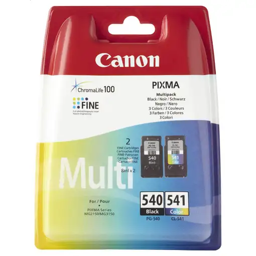 Canon PG-540 / CL-541 cartucho de tinta 2 pieza(s) Original Negro, Cian, Magenta,