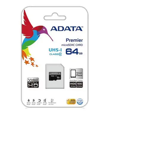 ADATA Micro SDXC 64GB MicroSDXC UHS Clase 10