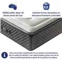 Colchón Viscoelástico, firmeza Ergonómica con Núcleo de Espuma Advance Confort.