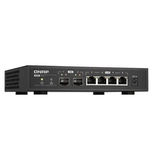 QNAP QSW-2104-2S switch No administrado 2.5G Ethernet Negro