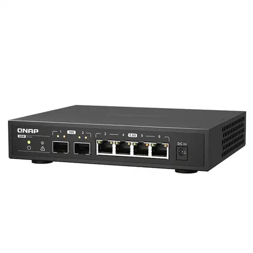 QNAP QSW-2104-2S switch No administrado 2.5G Ethernet Negro