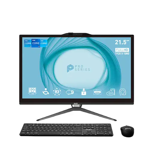 MSI Pro AP222T 13M-217ES All-in-One PC Intel® Pentium® Gold G7400 54,6 cm (21.5'')