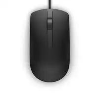 DELL MS116 ratón Oficina Ambidextro USB tipo A Óptico 1000 DPI