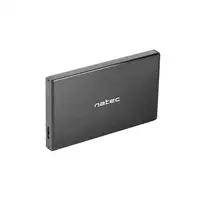 NATEC NKZ-0941 caja para disco duro externo Carcasa de disco duro/SSD Negro 2.5"