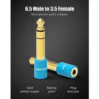 Vention Adaptador Jack VAB-S01-L/ Jack 6.5 Macho - Jack 3.5 Hembra/ Azul