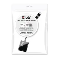 CLUB3D USB 3.1 Type C a HDMI 2.0 UHD 4K 60HZ Adaptador Activo