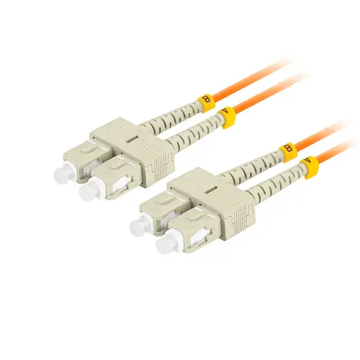 Lanberg FO-SUSU-MD21-0020-OG Cable de fibra óptica e InfiniBand 2 m SC Naranja