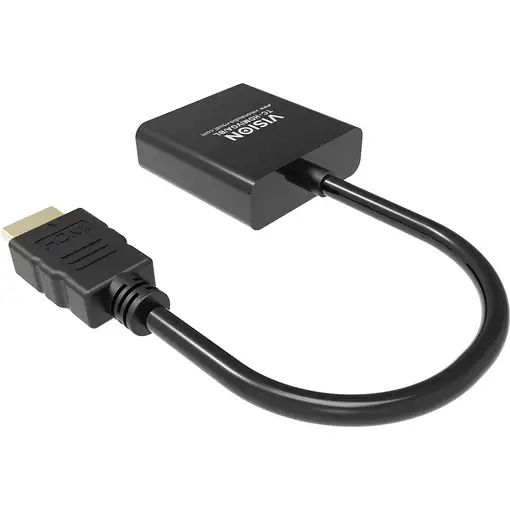 Vision TC-HDMIVGA/BL adaptador de cable de vídeo 0,23 m HDMI tipo A (Estándar) VGA
