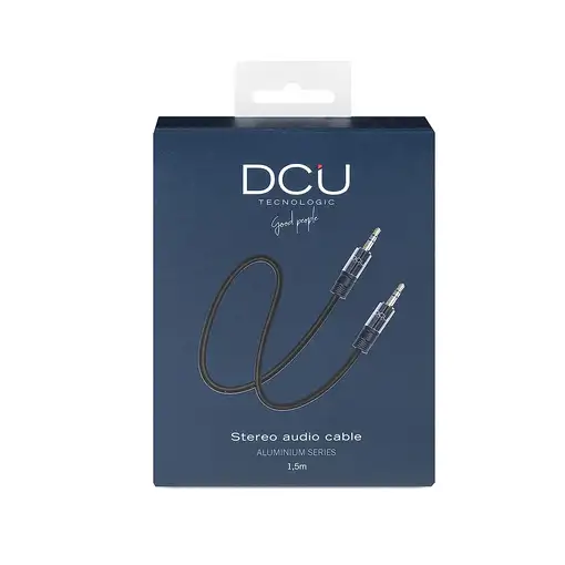 DCU Advance Tecnologic 30701045 cable de audio 1,5 m 3,5mm Negro