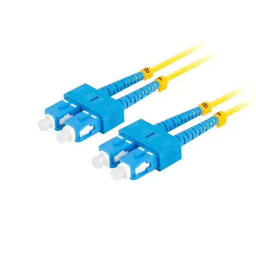 Lanberg FO-SUSU-SD11-0020-YE Cable de fibra óptica e InfiniBand 2 m SC