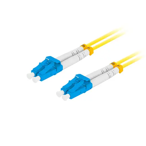 Lanberg FO-LULU-SD11-0020-YE Cable de fibra óptica e InfiniBand 2 m LC Amarillo