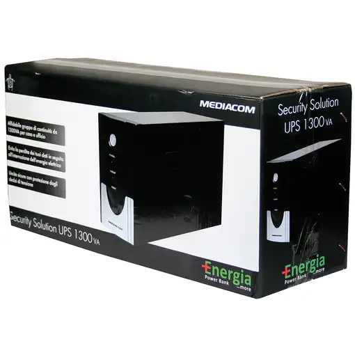 Mediacom M-UPS1300M sistema de alimentación ininterrumpida (UPS) 1,3 kVA 720 W 4 s