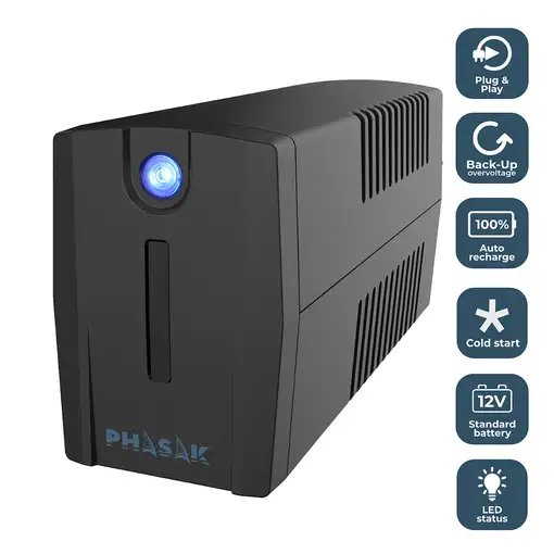 Phasak SAI Ottima Interactivo 660 VA - PH 7266