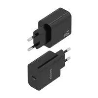 AISENS Cargador GaN 30W, 1xUSB-C PD3.0, Negro
