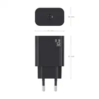 AISENS Cargador GaN 30W, 1xUSB-C PD3.0, Negro